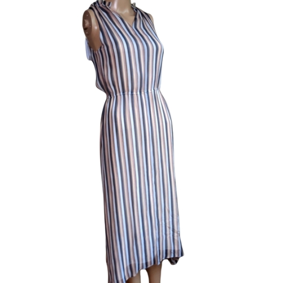 Derek 10 Lam Crosby Sleeveless Silk Dress Size 0 - Picture 6 of 15